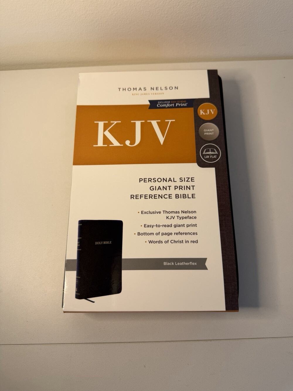 Thomas Nelson KJV Personal Size Giant Print Reference Bible Bonded Leathers